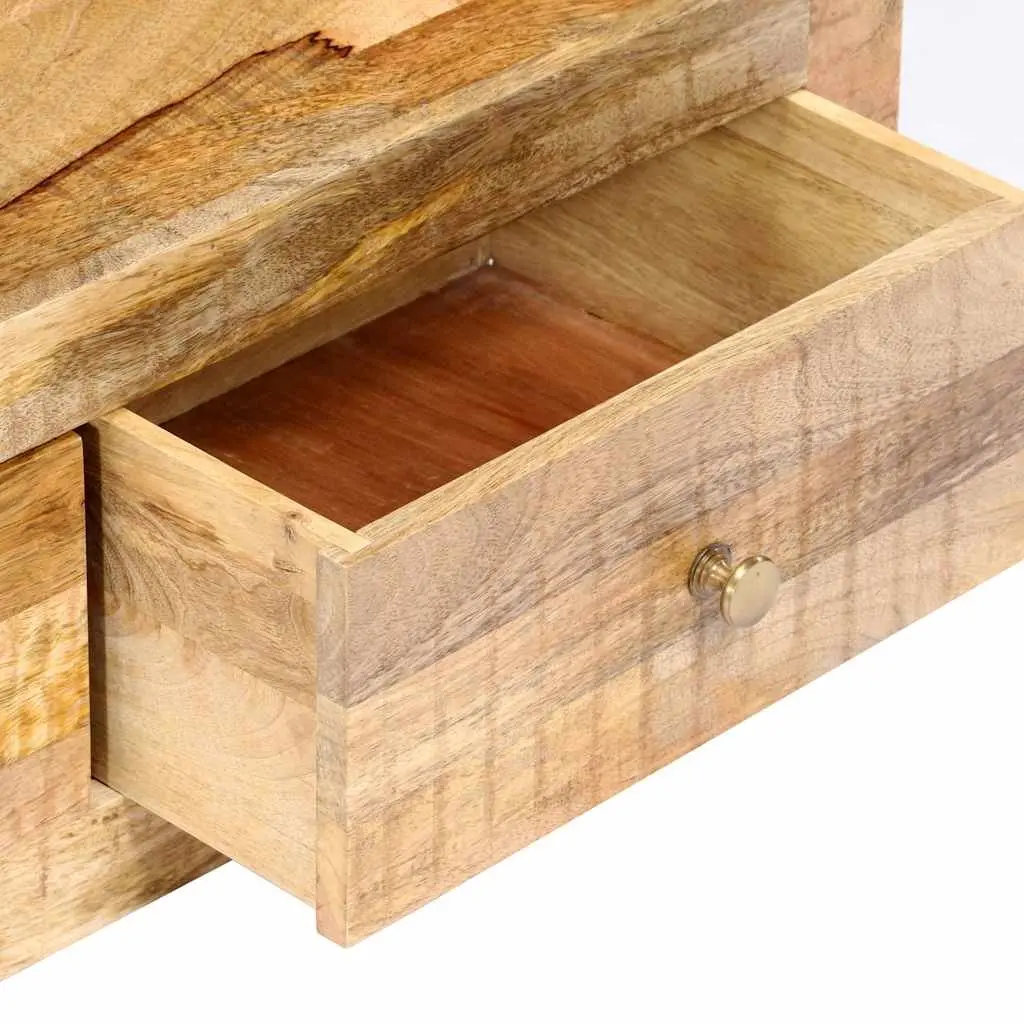 Solid Mango Wood TV Cabinet 120x30x40cm