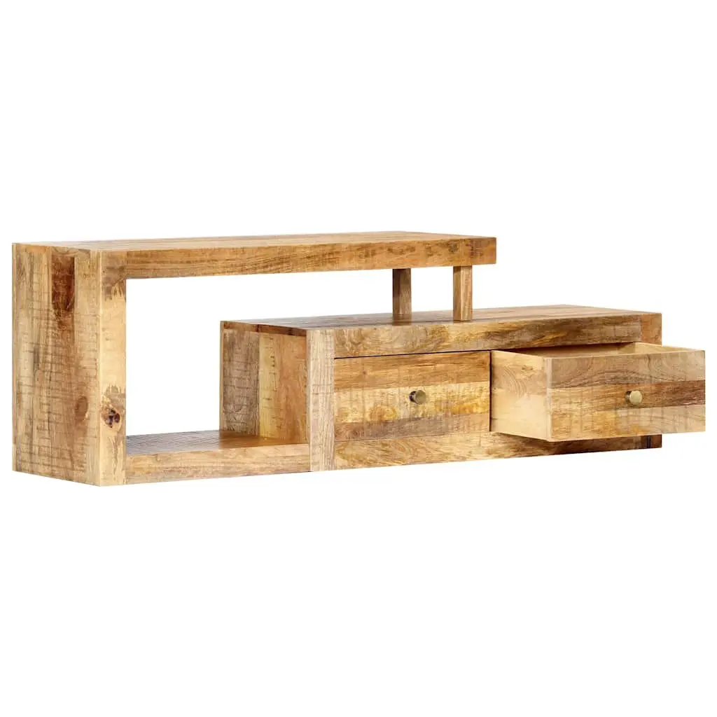 Solid Mango Wood TV Cabinet 120x30x40cm