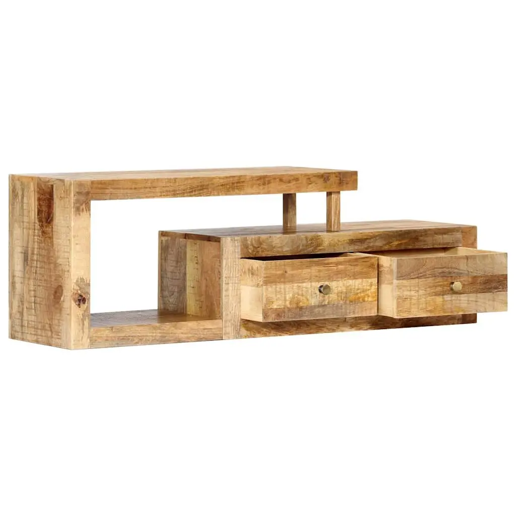 Solid Mango Wood TV Cabinet 120x30x40cm