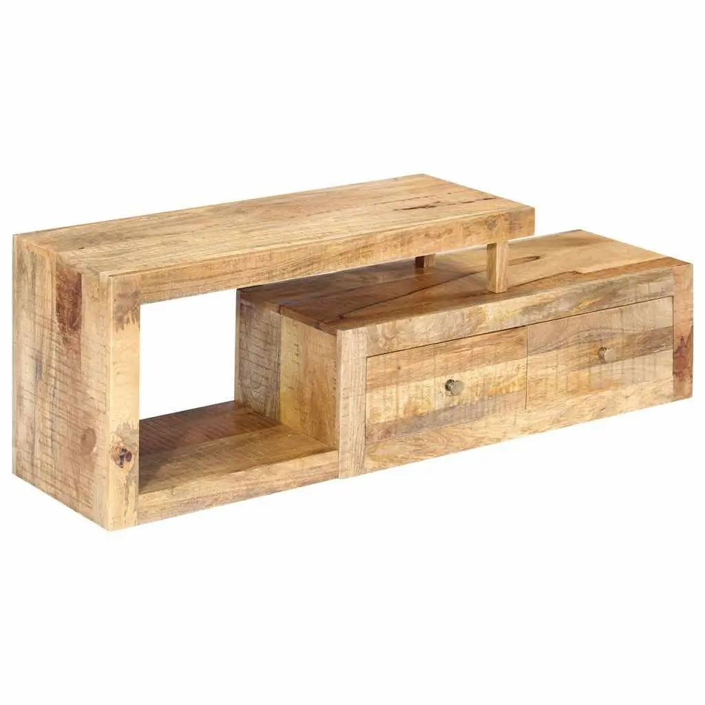 Solid Mango Wood TV Cabinet 120x30x40cm