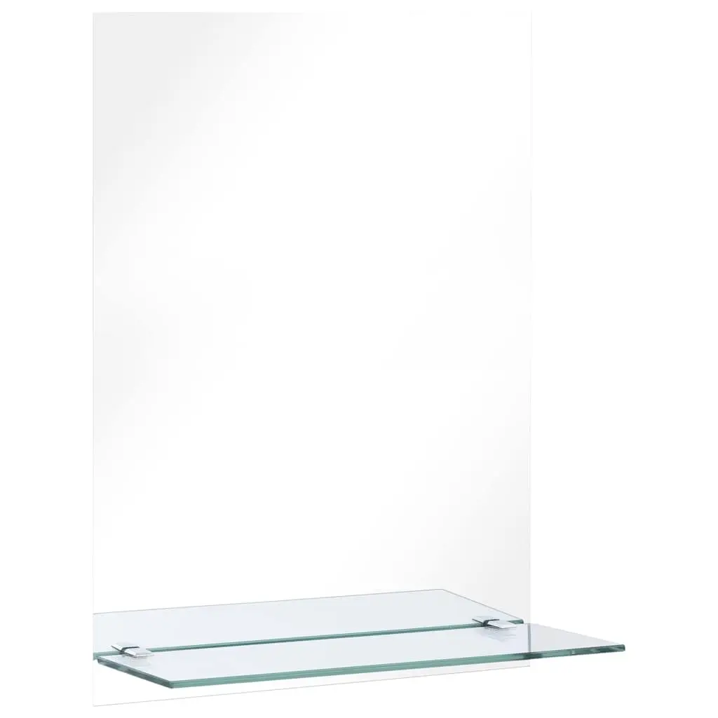 Wall Mirror Tempered Glass 40x60cm Silver