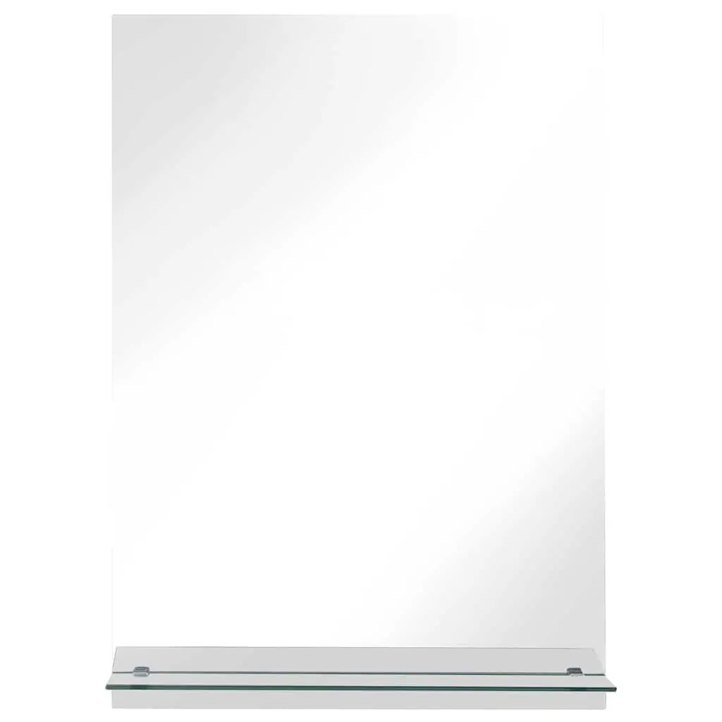Wall Mirror Tempered Glass 40x60cm Silver