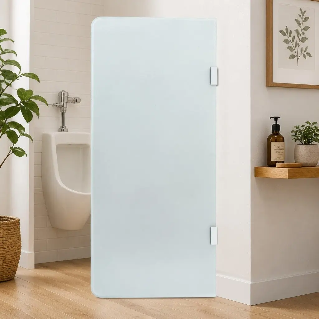 Tempered Glass Bathroom Privacy Divider