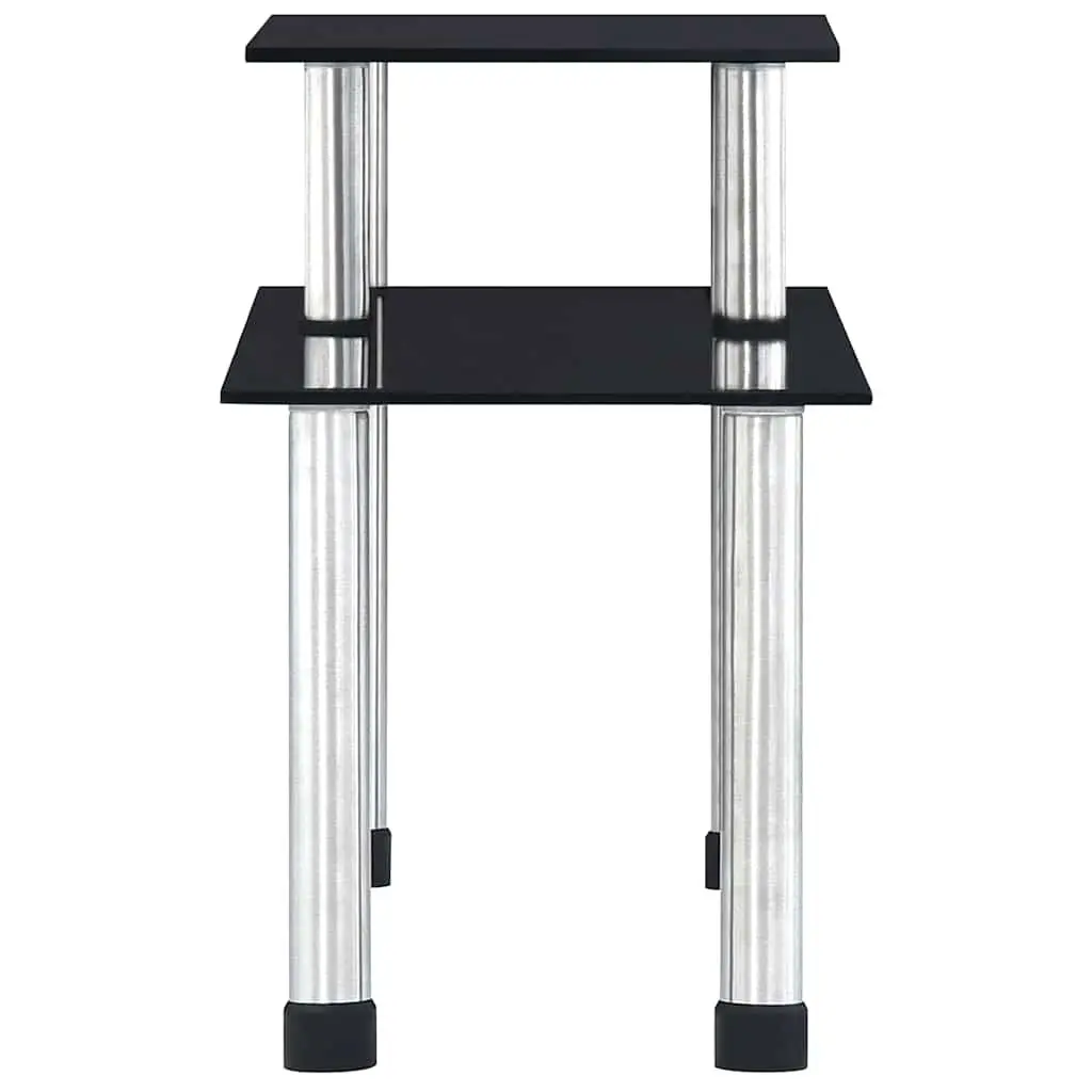 2-Tier Kitchen Shelf with Tempered Glass