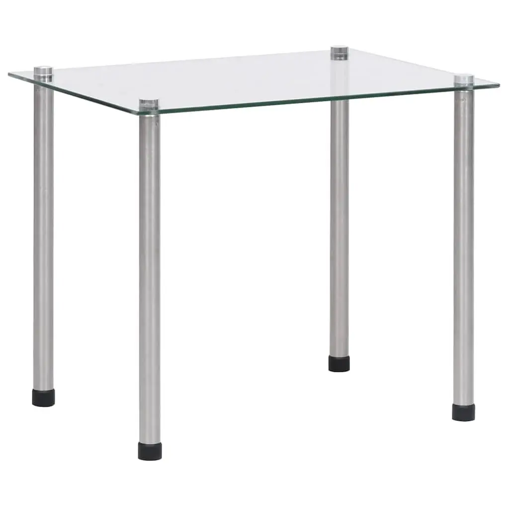 Set of 3 Modern Nesting Tables with Stainless Steel Legs