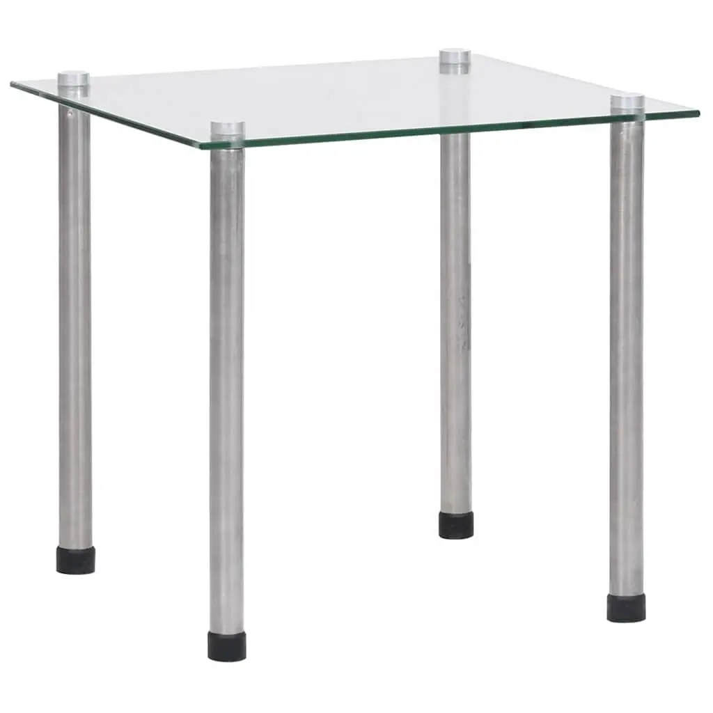 Set of 3 Modern Nesting Tables with Stainless Steel Legs
