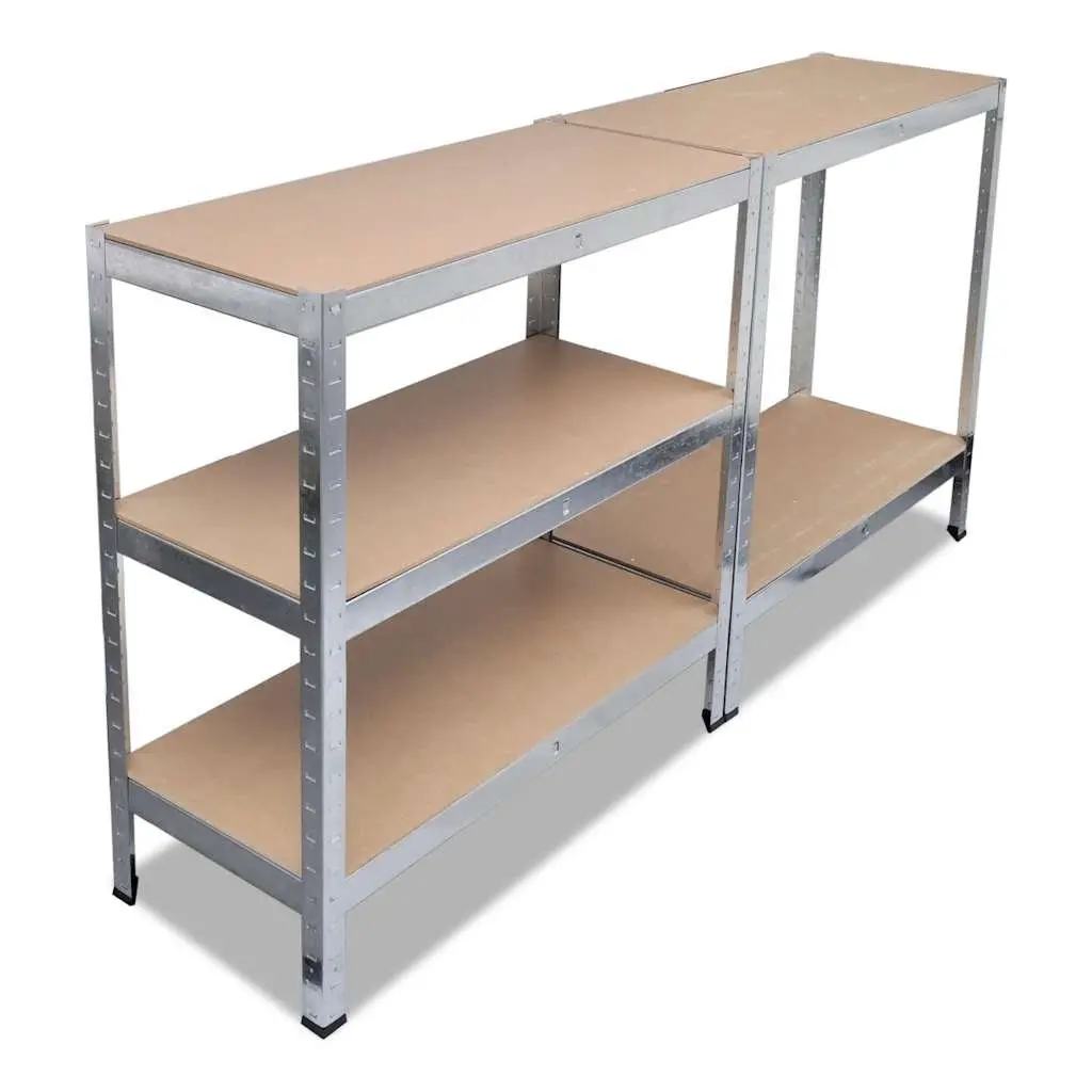 Industrial Brown 5-Piece Storage Rack Set