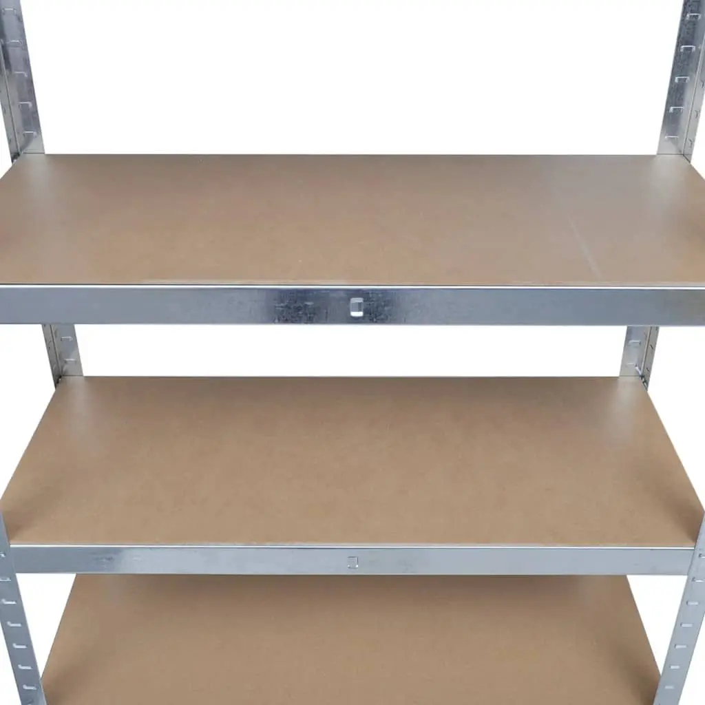 Industrial Brown 5-Piece Storage Rack Set
