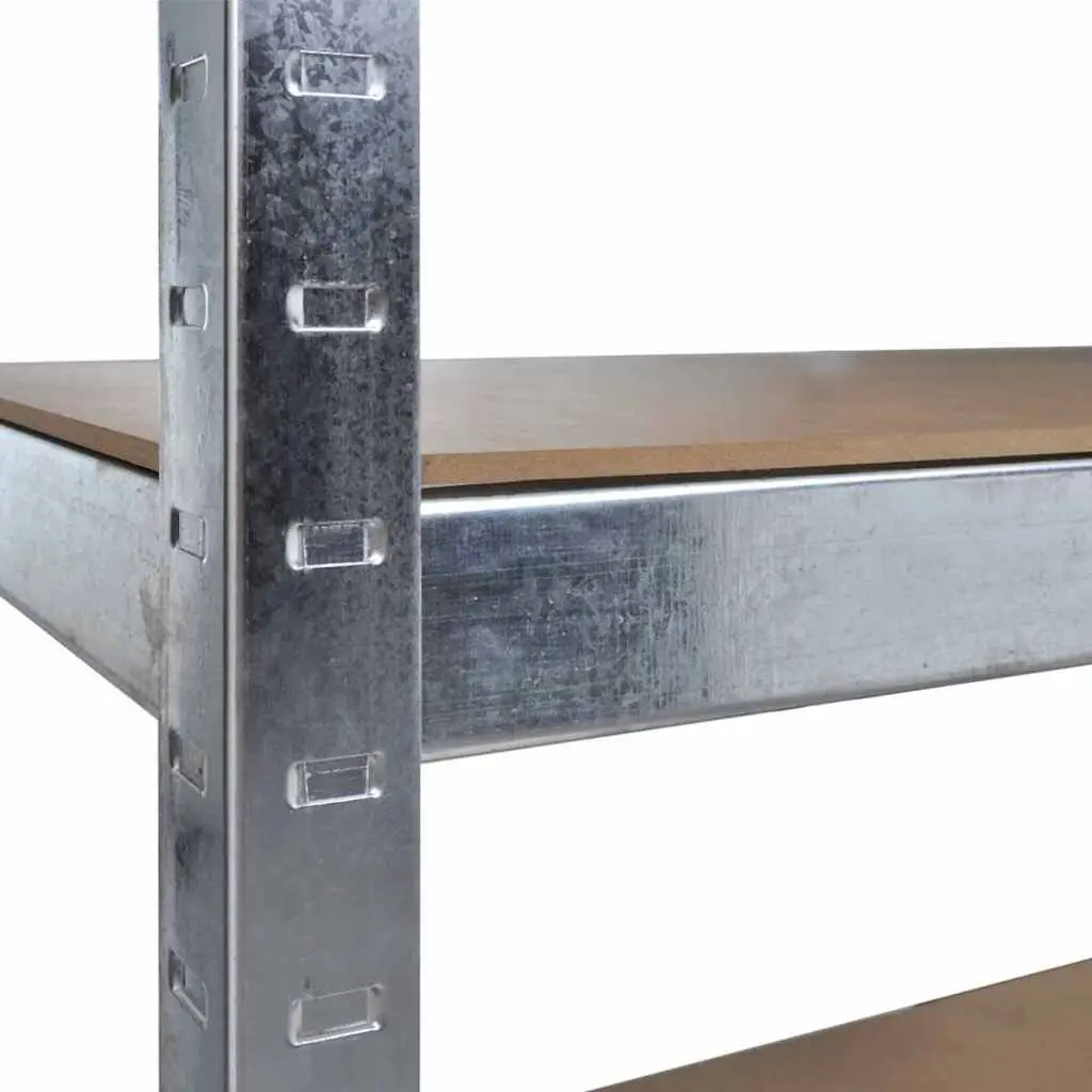 Industrial Brown 5-Piece Storage Rack Set