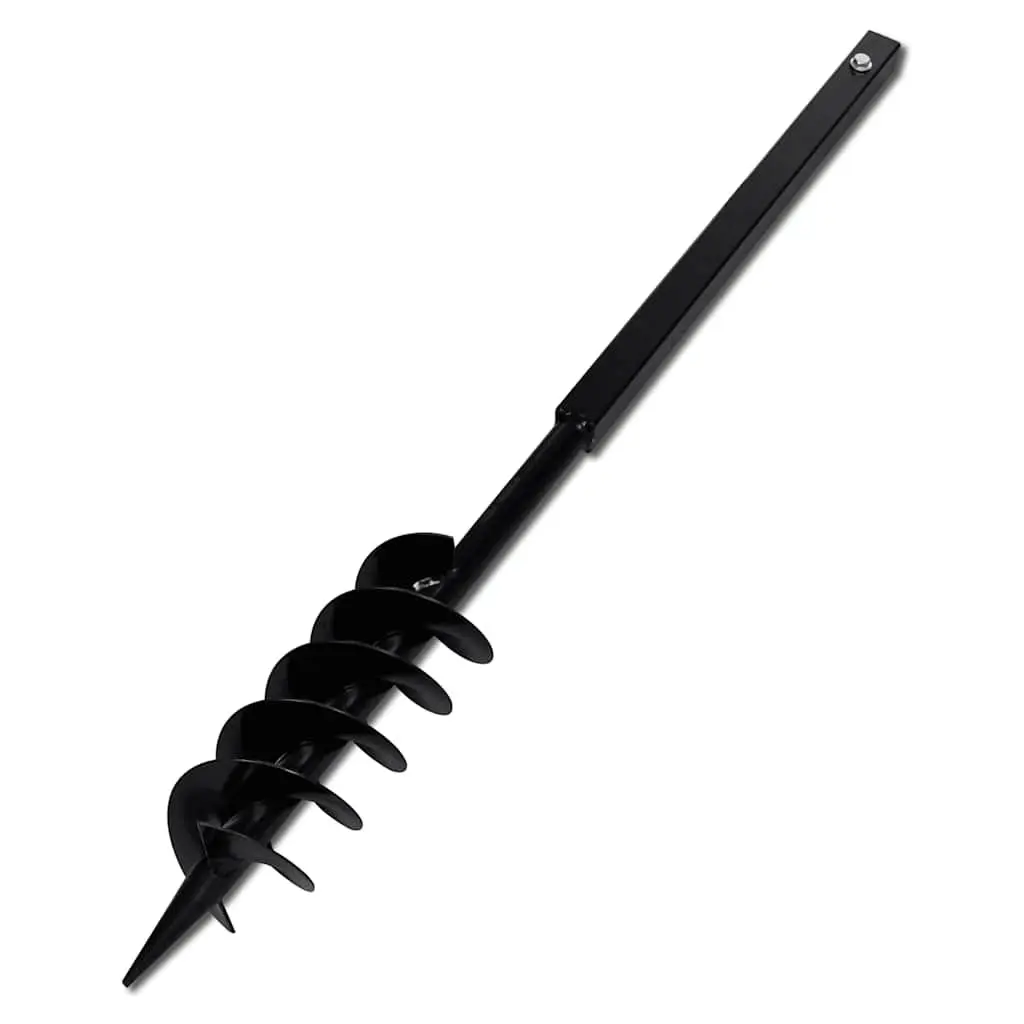 Ground Drill Auger Steel 100mm Size with Handle Extension Tubes 5m