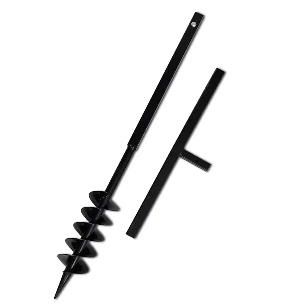 Ground Drill Steel 100mm with Handle 8 Extension Tubes 9m