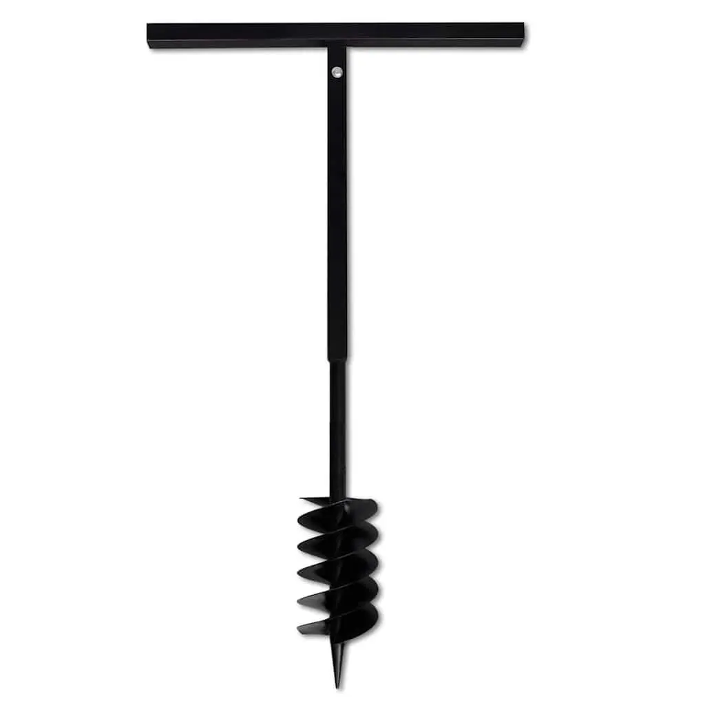 Ground Drill Steel 120mm with Handle and 5m Extension Tubes