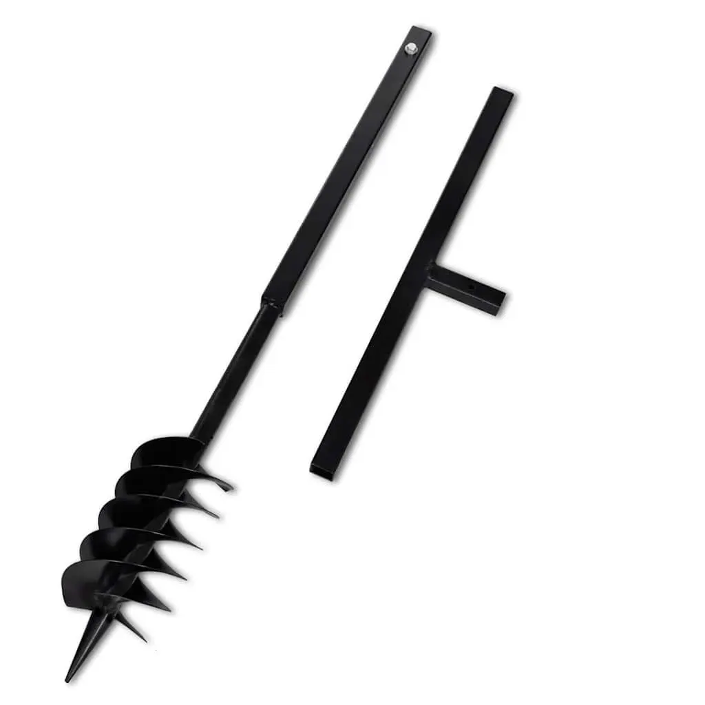 Ground Drill Auger Steel 120mm Size with Handle Extension Tubes 13m