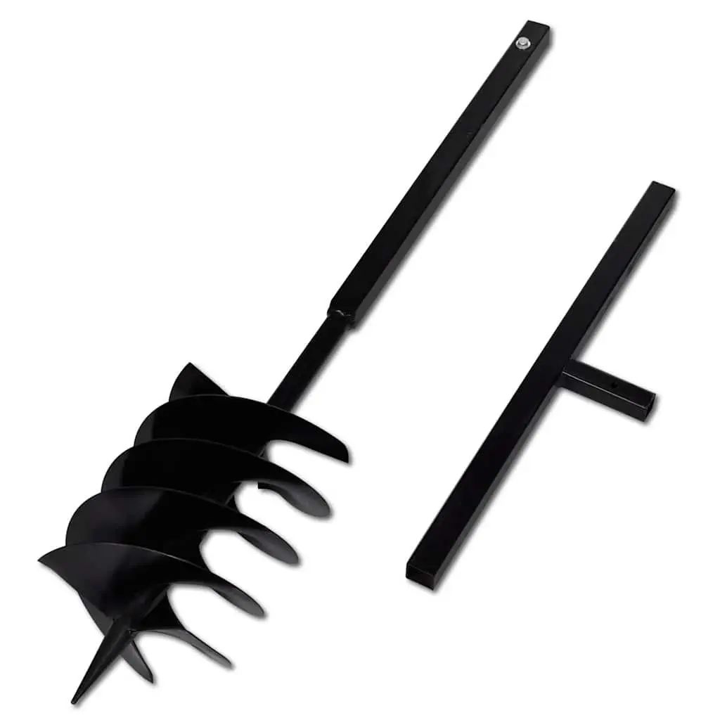 Ground Drill Steel 200mm with Handle and 5m Extension Tubes