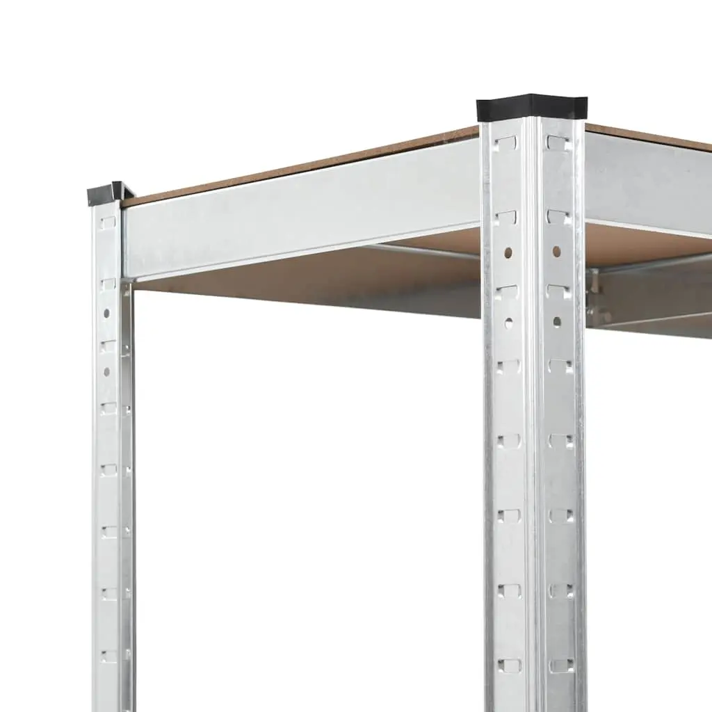 Heavy Duty Silver Shelving Unit for Robust Storage