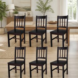 Elegant Brown Dining Chairs Set of 6 for Your Space