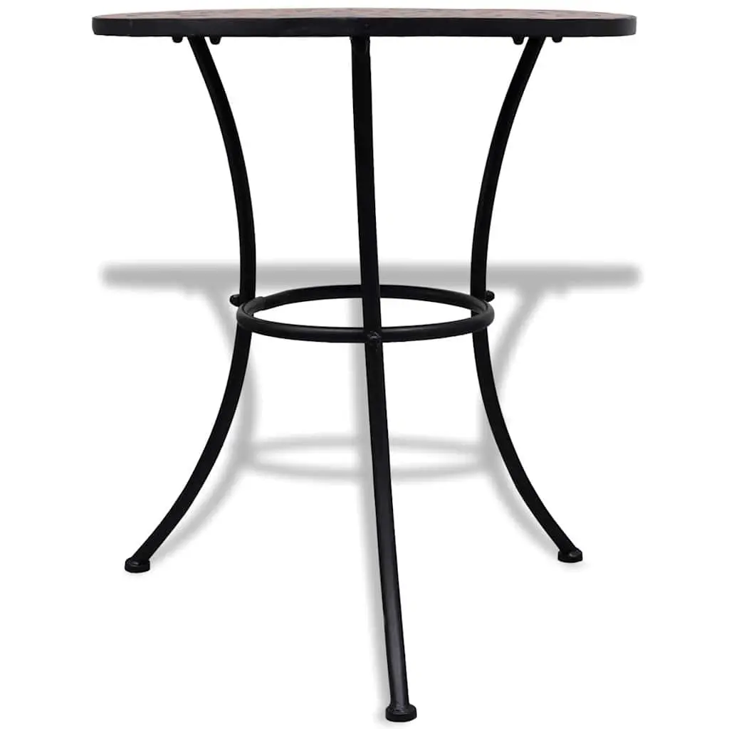 3 Piece Mosaic Bistro Set for Outdoor Use