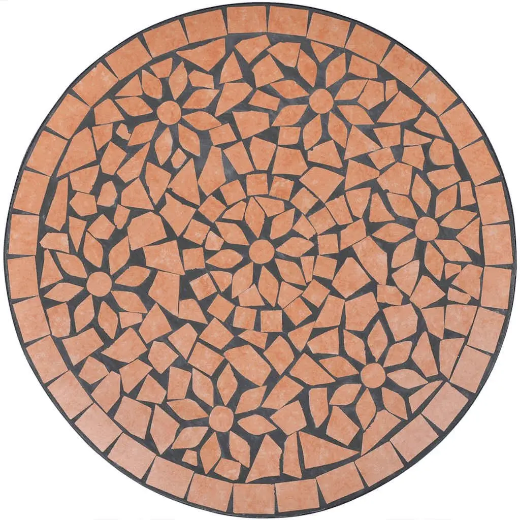 3 Piece Mosaic Bistro Set for Outdoor Use