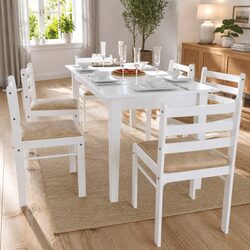 Stylish White Dining Chairs Set of 6 for Your Home