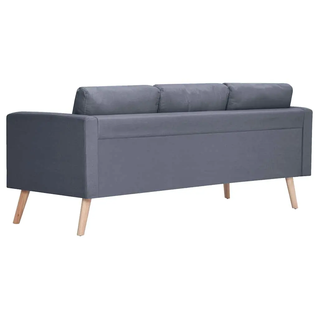 Grey Fabric 2-Seater and 3-Seater Sofa Set