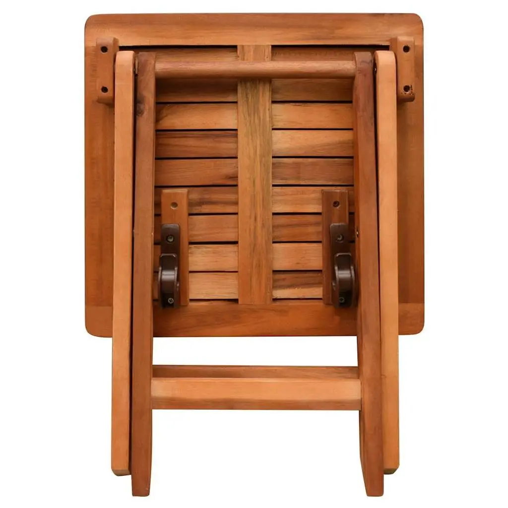 Acacia Wood Sun Loungers Set with Table