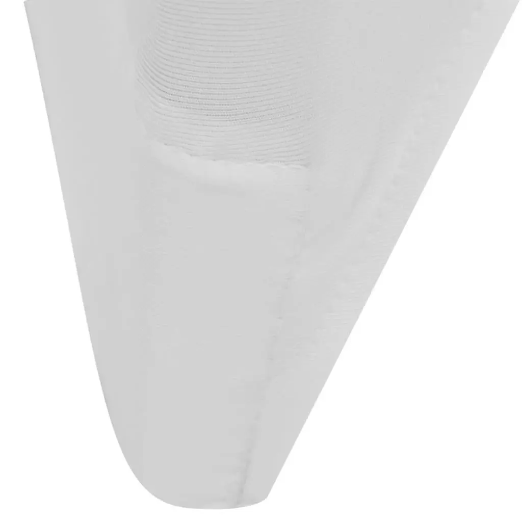 Stretch Chair Covers Spandex Blend White 100 Piece