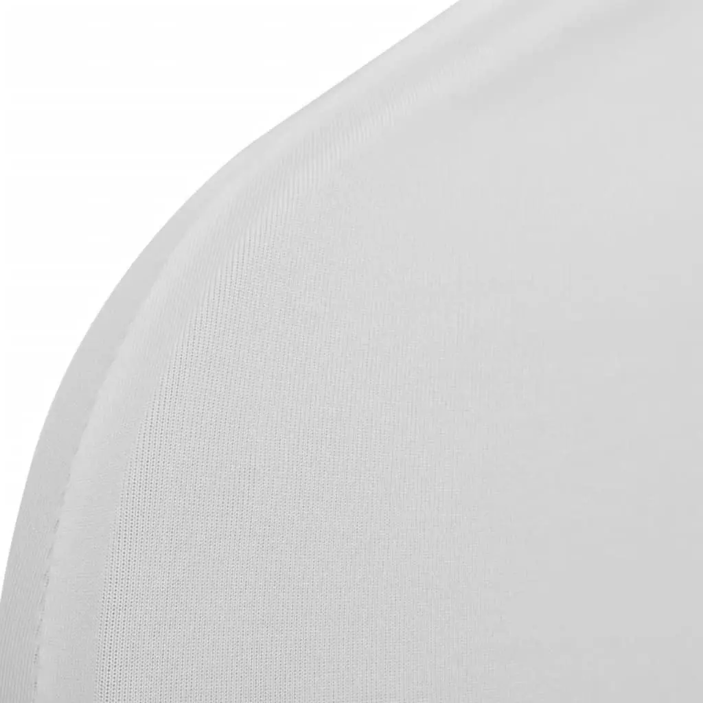 Stretch Chair Covers Spandex Blend White 100 Piece