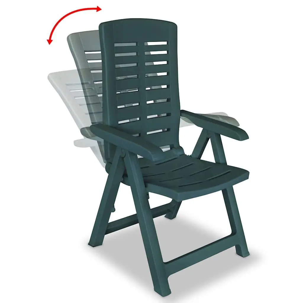 Outdoor Dining Set with 7 Pieces and Folding Chairs