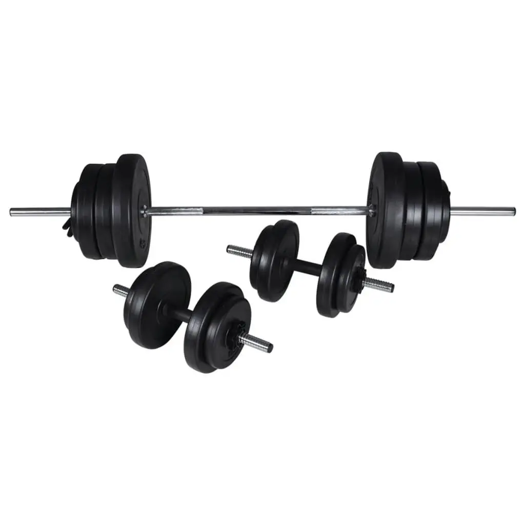 Adjustable Workout Bench with Barbell and Dumbbells