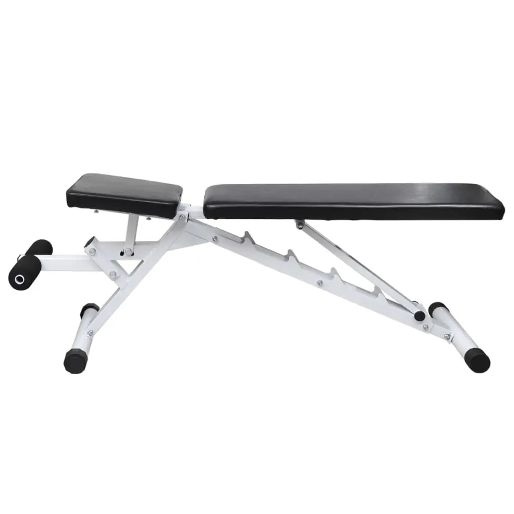 Adjustable Workout Bench with Barbell and Dumbbells