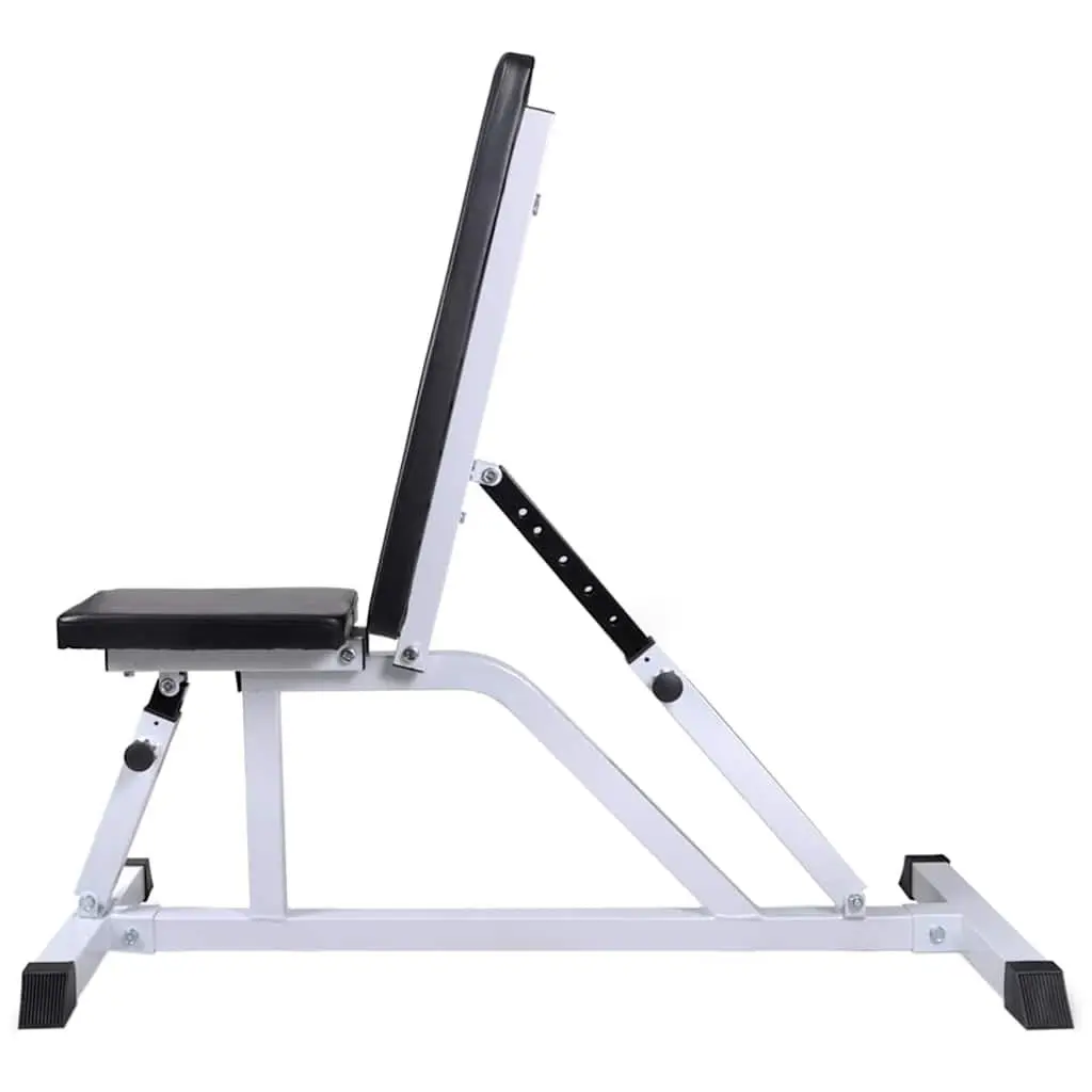 Adjustable Weight Bench with 30.5kg Barbell Set