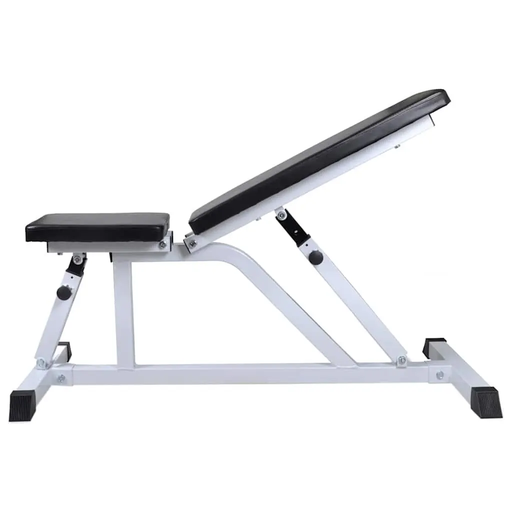 Adjustable Weight Bench with 30.5kg Barbell Set