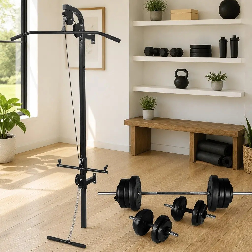 Wall-mounted Power Tower Gym Equipment