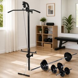 Durable Wall-Mounted Power Tower for Strength Training