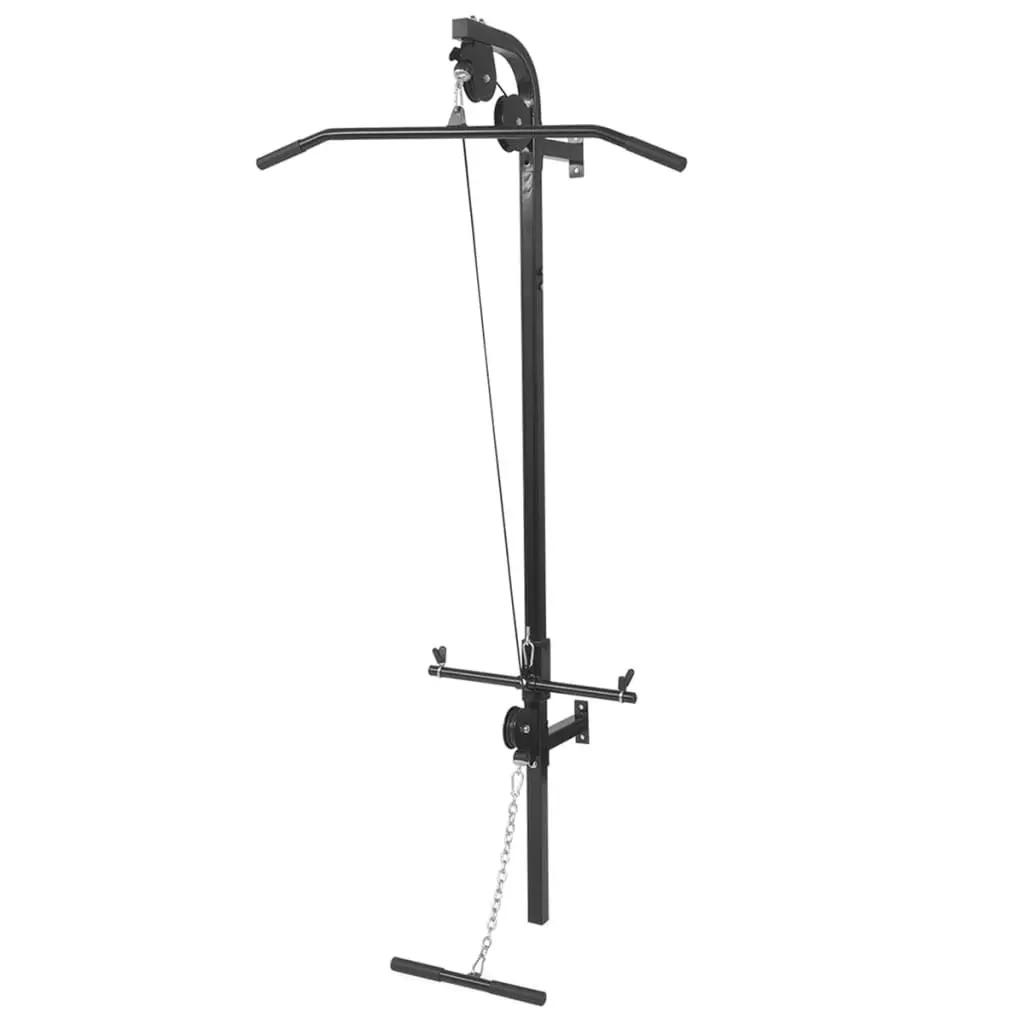 Wall-Mounted Power Tower for Strength Training