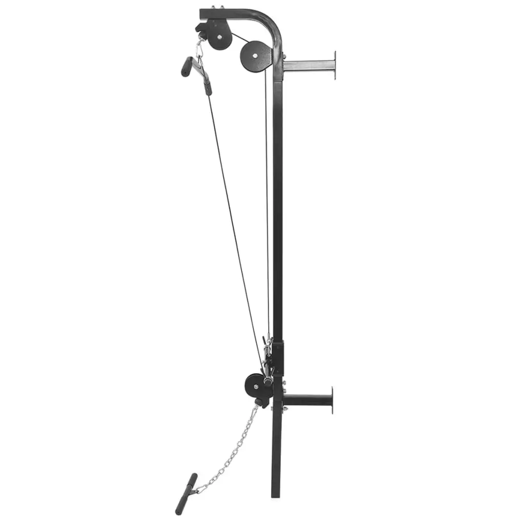 Wall-mounted Power Tower with Dual Pulleys