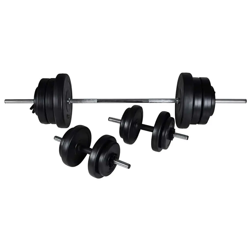 Adjustable Workout Bench with Weight Set