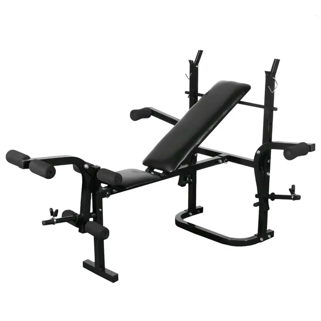 Folding Weight Bench with 30.5kg Barbell Set