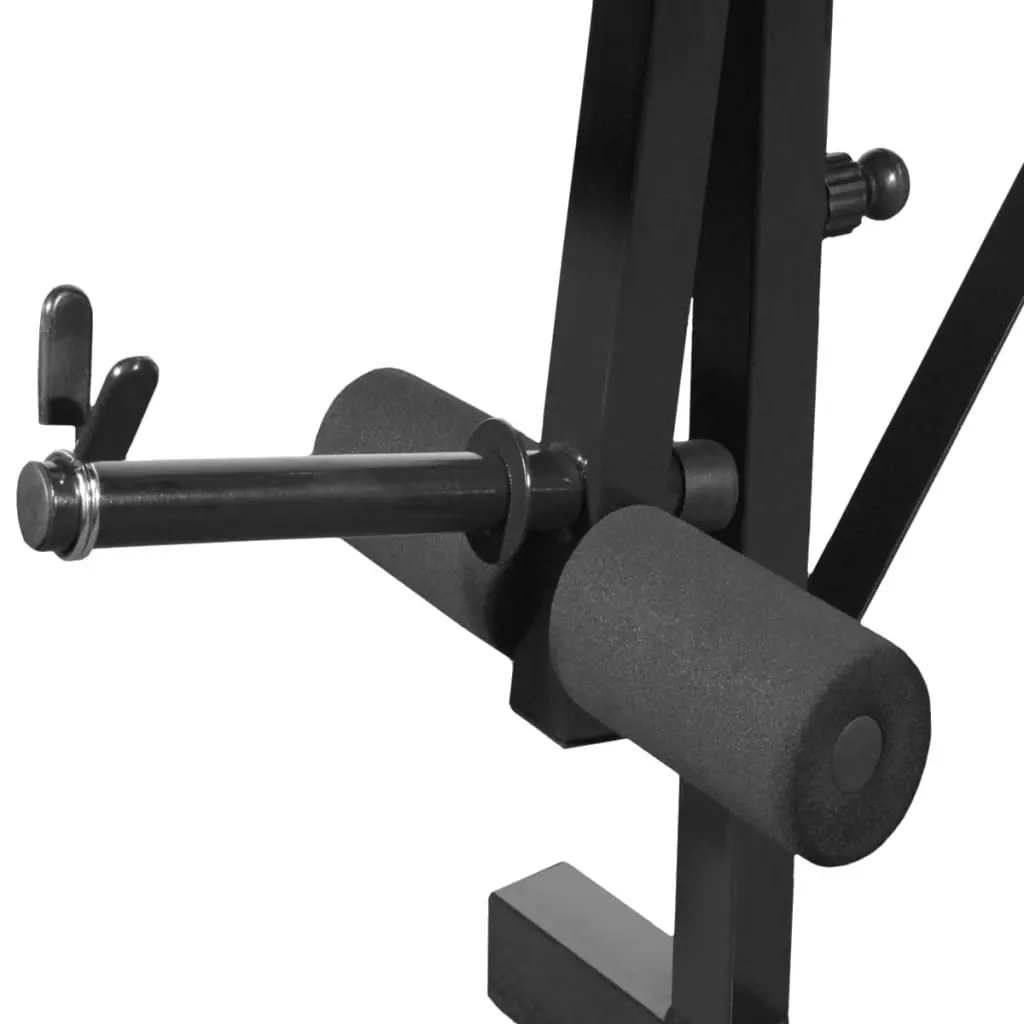 Folding Weight Bench with 30.5kg Barbell Set