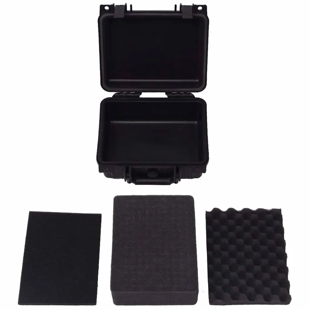 Camera Bag Hard Shell Protective Equipment Case Black 27 x 24.6 x 12.4 cm