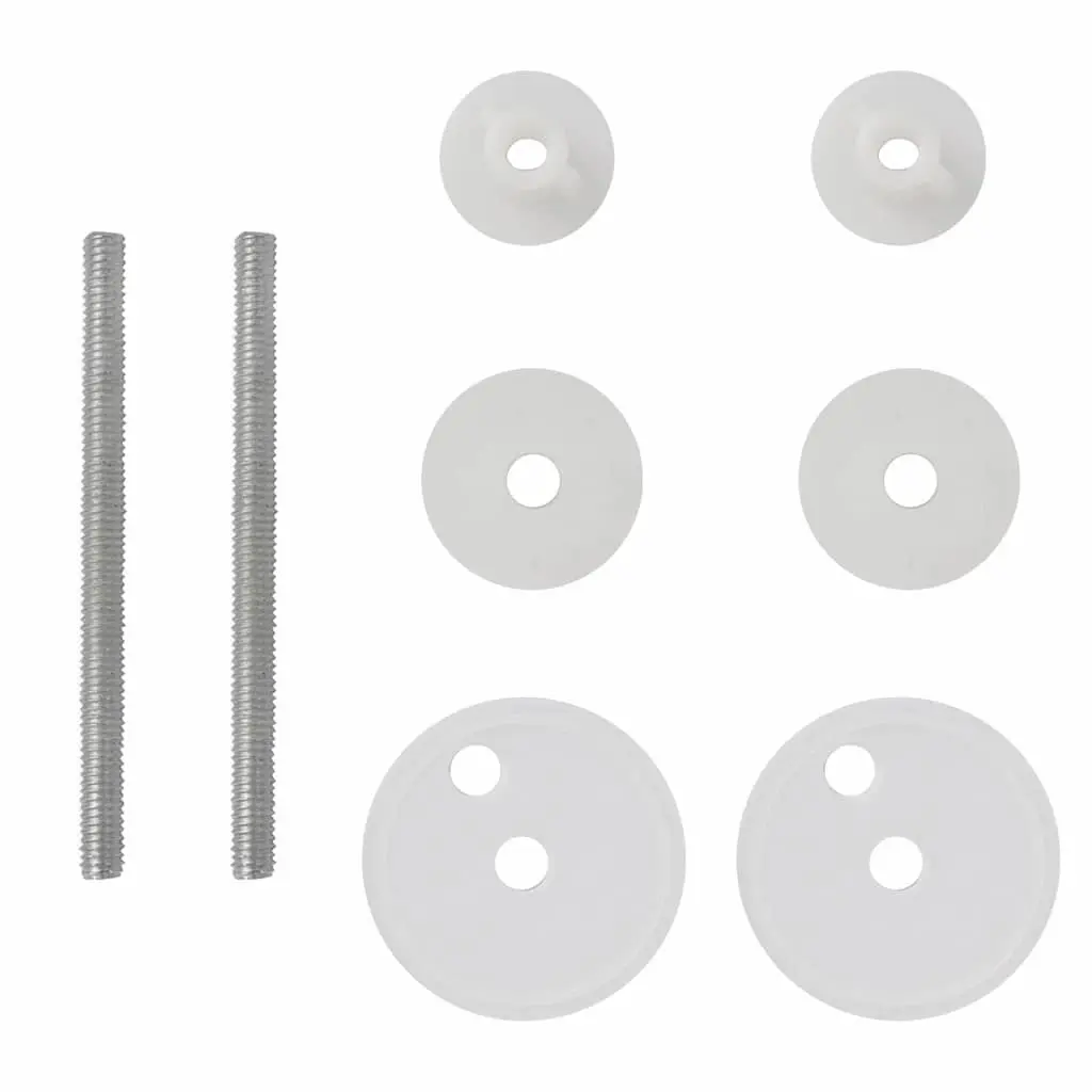 Toilet Seats MDF 2 Pack Black Universal Bathroom Fixture