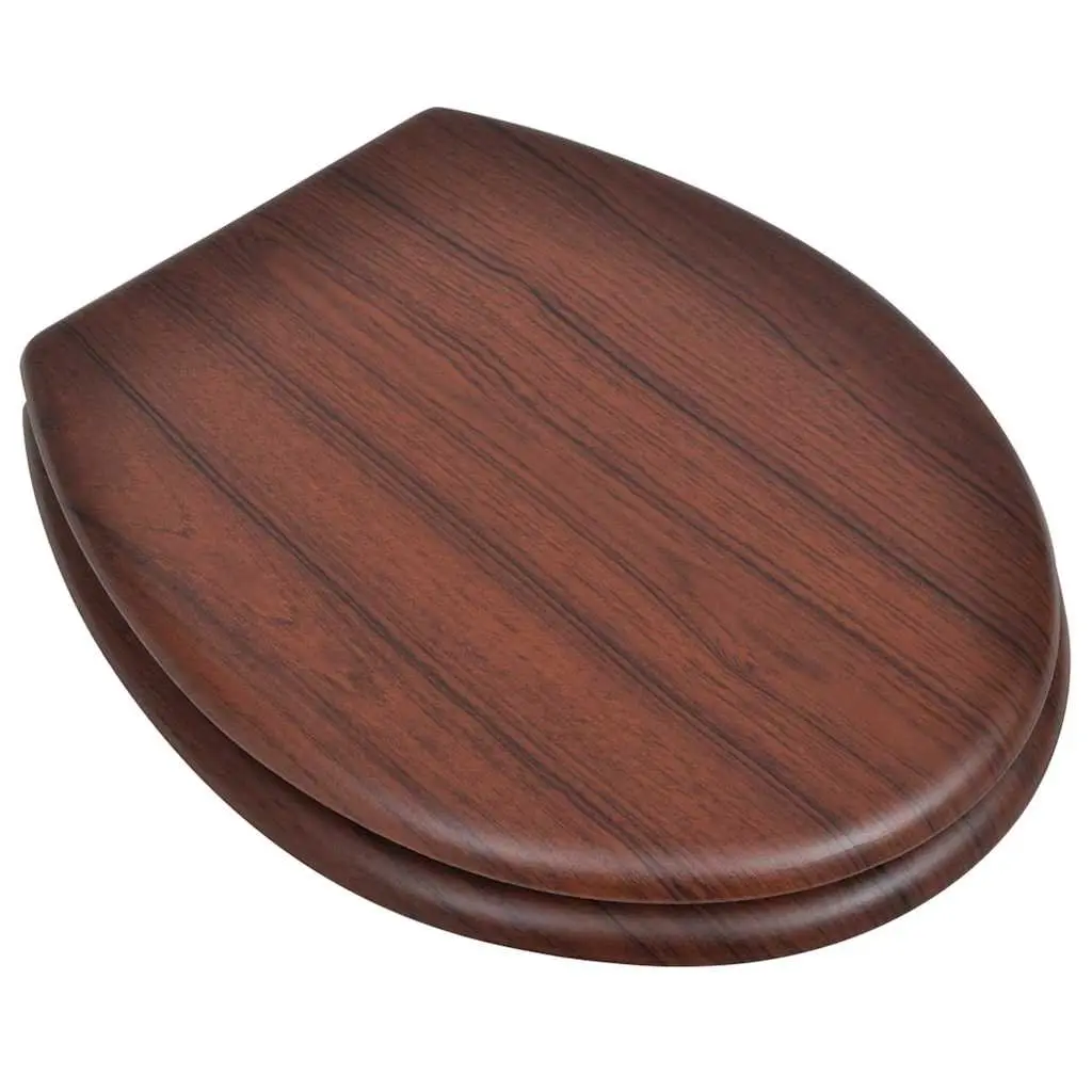 Toilet Seats MDF 2 Pack Brown