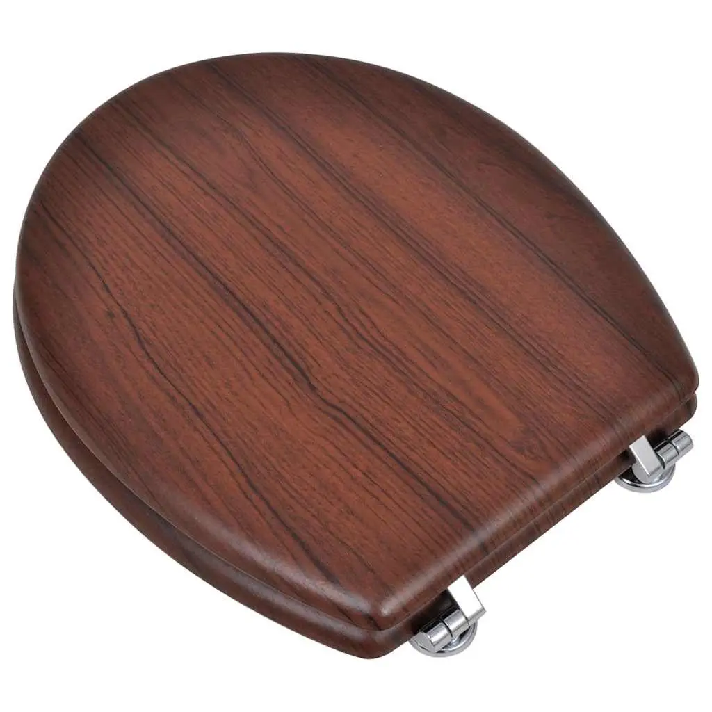 Toilet Seats MDF 2 Pack Brown