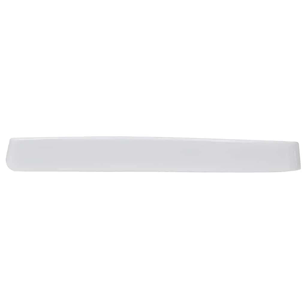 Toilet Seats with Soft Close Lids White Plastic Standard Bowl 2 Pack
