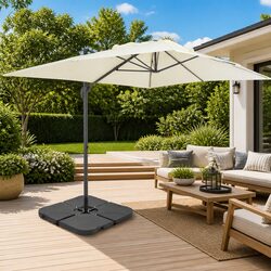 Durable Garden Parasol with UV-Resistant Cover