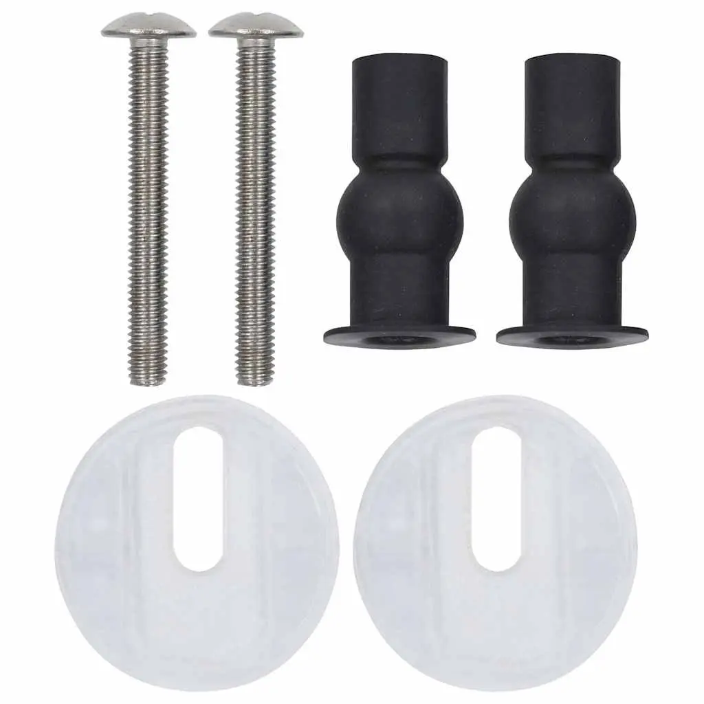 Toilet Seats 2 pcs Soft Close Lids Grey Stones Design Bathroom Fixtures
