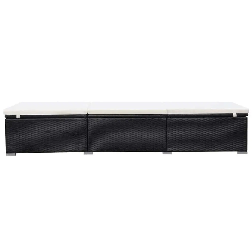 Outdoor Garden Sun Lounger Set with Cushions