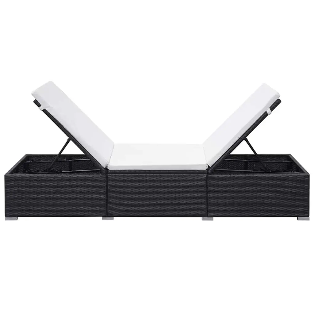 Outdoor Garden Sun Lounger Set with Cushions