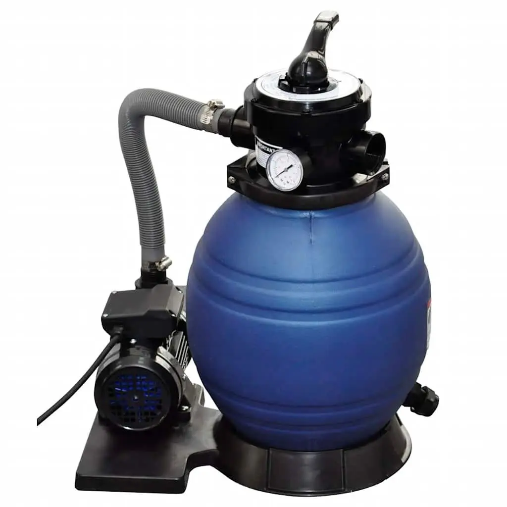 Sand Filter Pump 400W 11000 L/h Pool Spa Filtration System Above Ground Cleaner