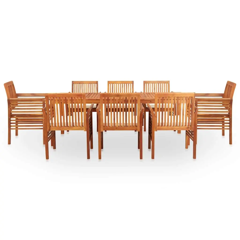 9 Piece Outdoor Dining Set with Cushions